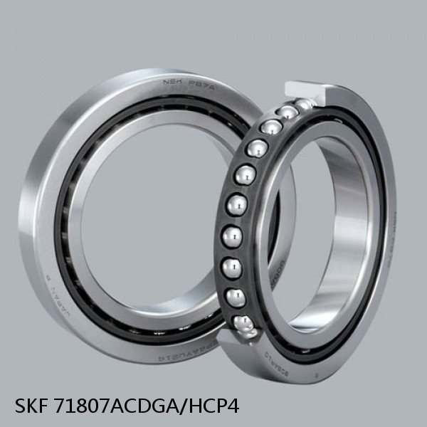 71807ACDGA/HCP4 SKF Super Precision,Super Precision Bearings,Super Precision Angular Contact,71800 Series,25 Degree Contact Angle #1 small image