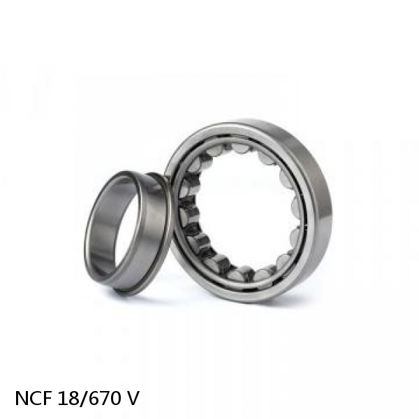 NCF 18/670 V                            Tapered Roller Bearings #1 small image
